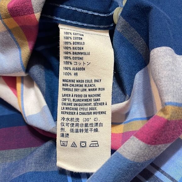 Plaid Button Down Boy’s Size Medium Abercrombie - Picture 4 of 5